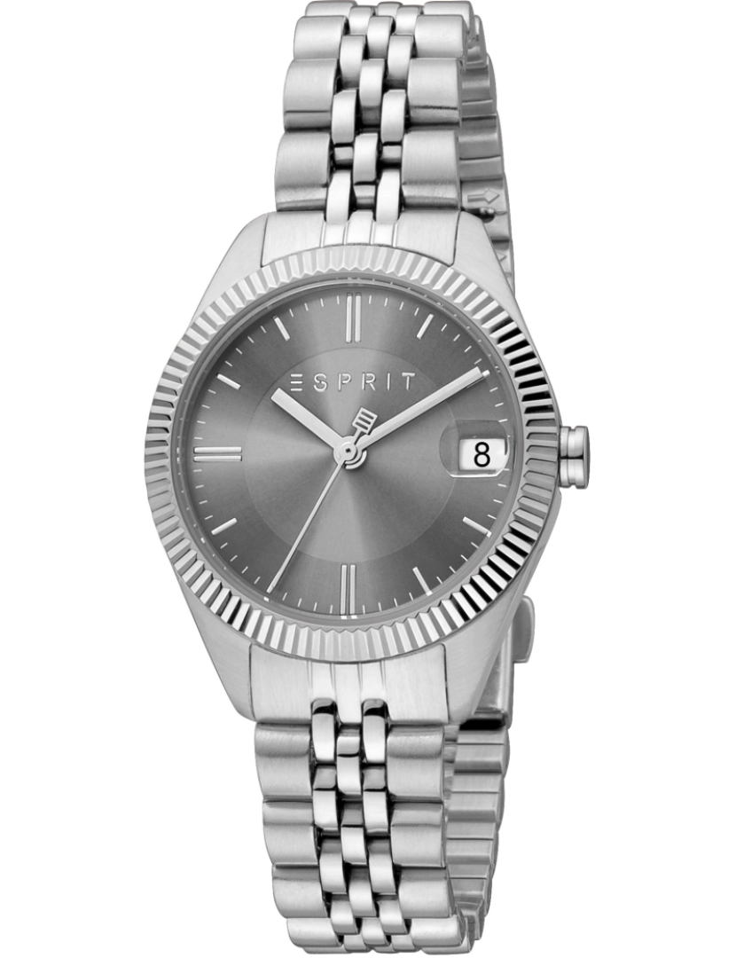 imagem de Esprit Madison Relógio pulseira - Es1L340M0045 Cor da cinta: Prata cinza Dial Grid1