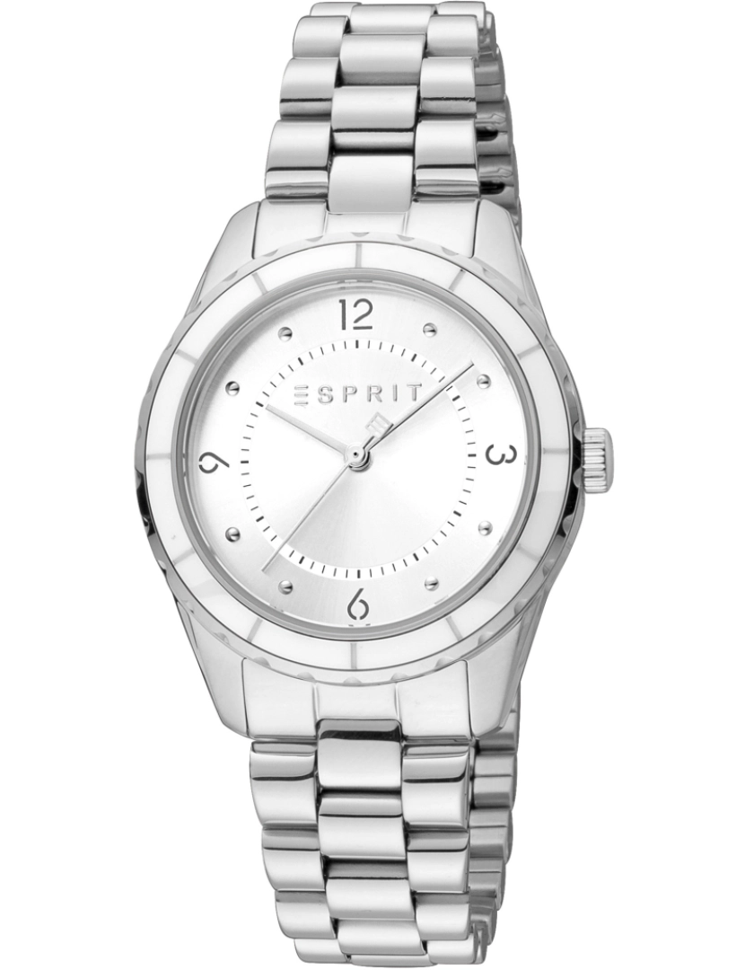 Esprit - Pulseira relógio Esprit Skyler - Es1L348M0055 Cor da cinta: Prata cinza Dial Cinzento mulher de prata
