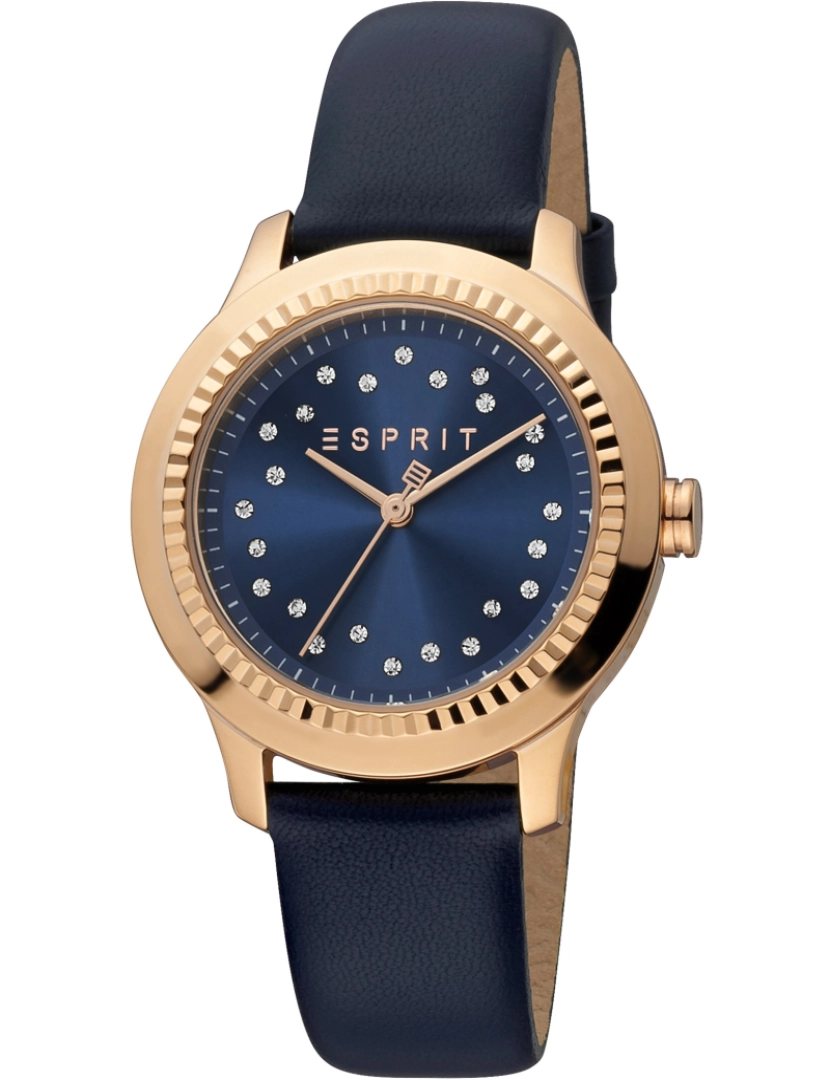 Esprit - Pulseira relógio Esprit Joyce - Es1L351L0055 Cor da cinta: azul noite Dial azul noite mulher