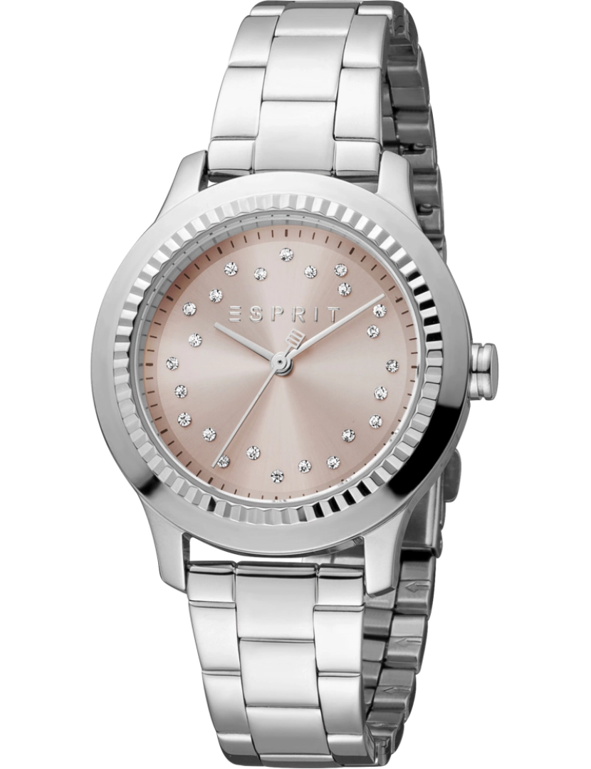 Esprit - Pulseira relógio Esprit Joyce - Es1L351M0075 Cor Correa: Prata cinza Dial mulher rosa