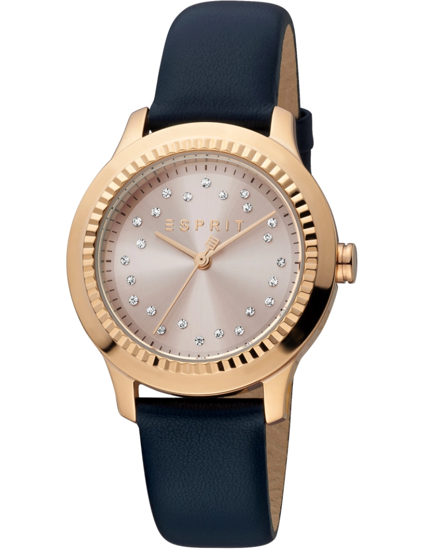 imagem de Pulseira relógio Esprit Joyce - Es1L351V0215 Cor Correa: azul noite Dial rosa mulher1