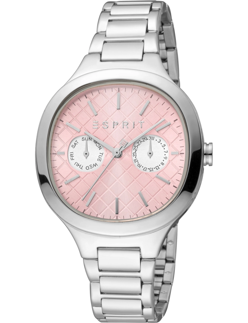 imagem de Pulseira relógio Esprit Momo - Es1L352M0045 Cor Correa: Prata cinza Dial mulher rosa1