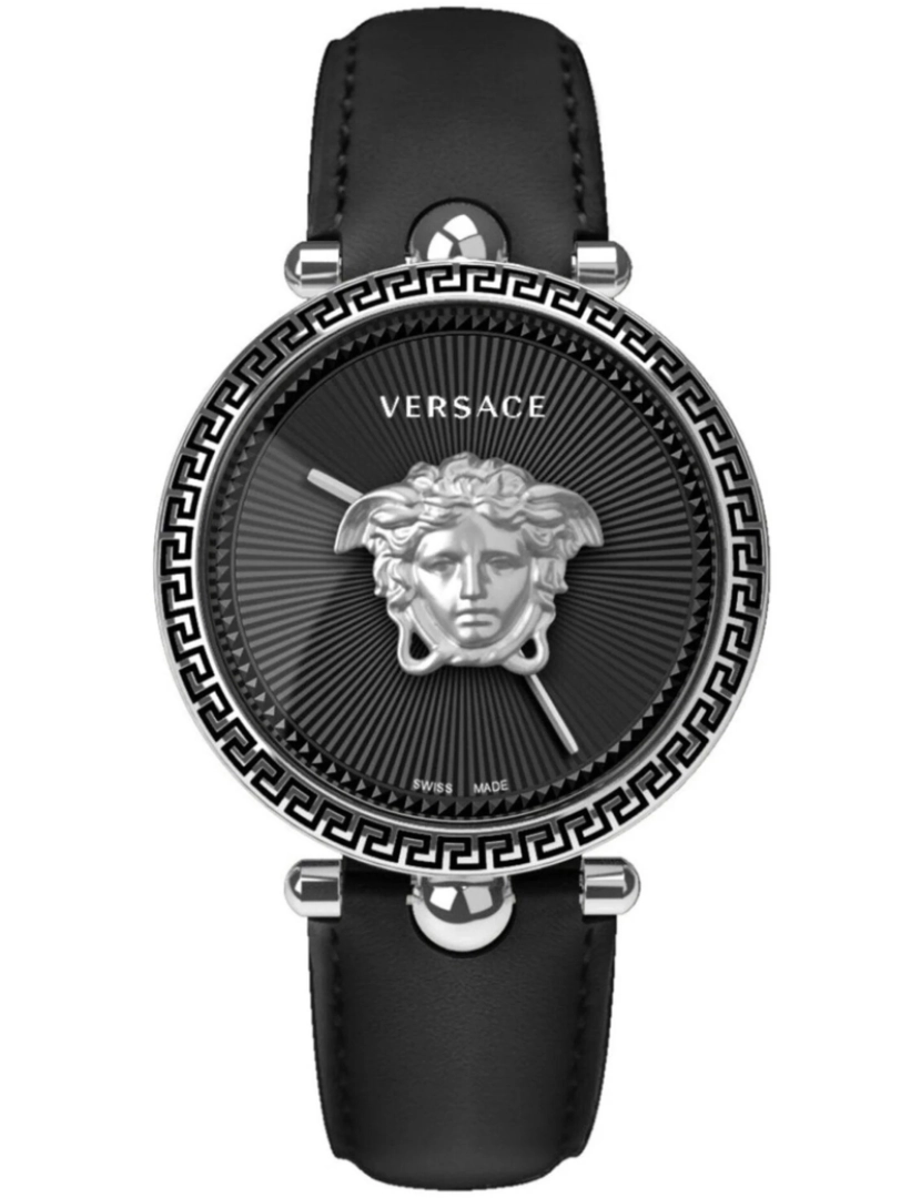 Versace - Versace Pulseira Relógio - Veco01622 Cor da cinta: Black Dial mulher preta