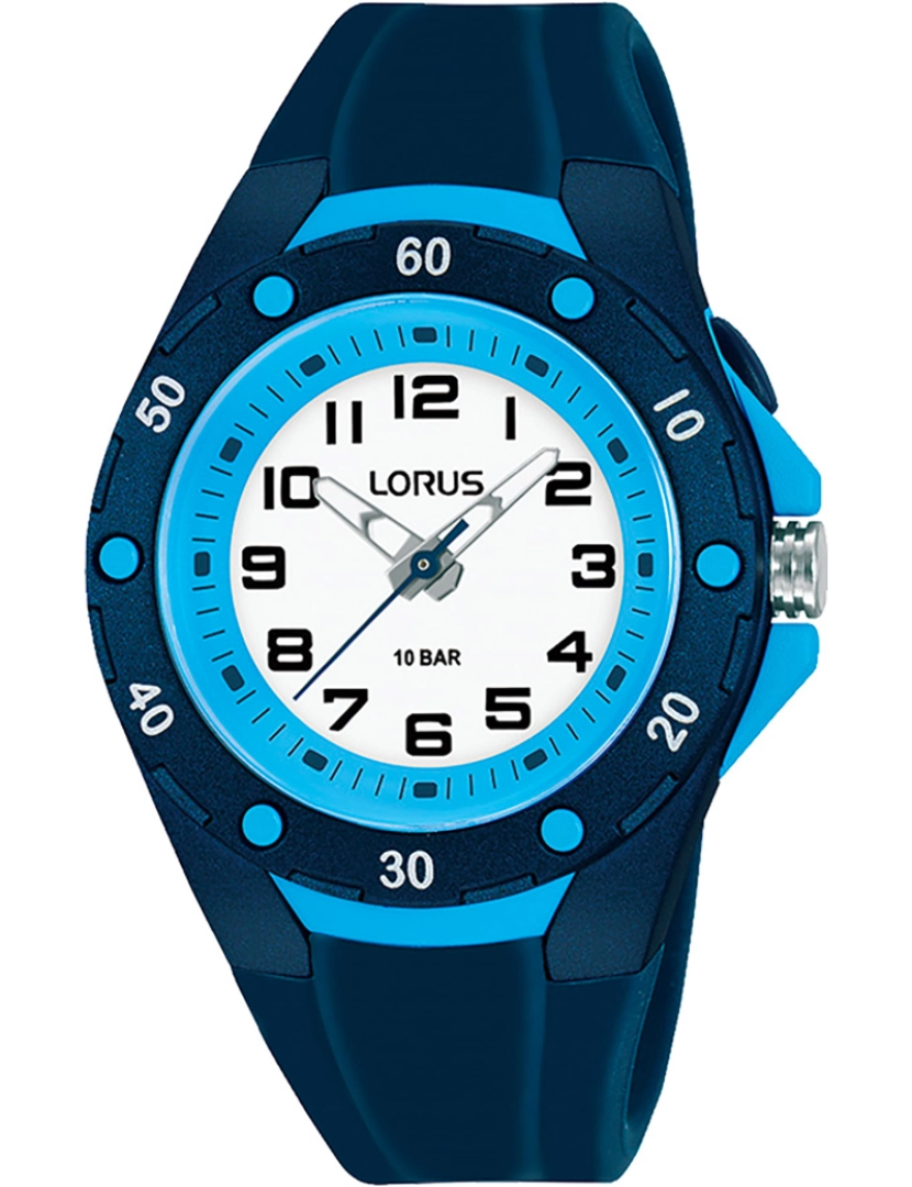 Lorus - Relógio Lorus Sports Pulseira - R2371Nx9 Cor Correa: Azul Noite Dial Branco Unisex