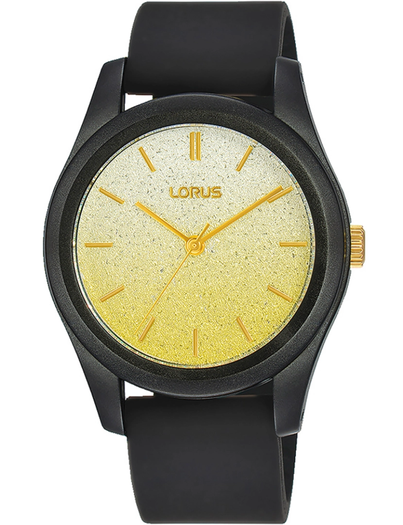Lorus - Relógio Lorus Lady Pulseira - Rg269Tx9 Cor da cinta: mostrador preto amarelo mulher de ouro
