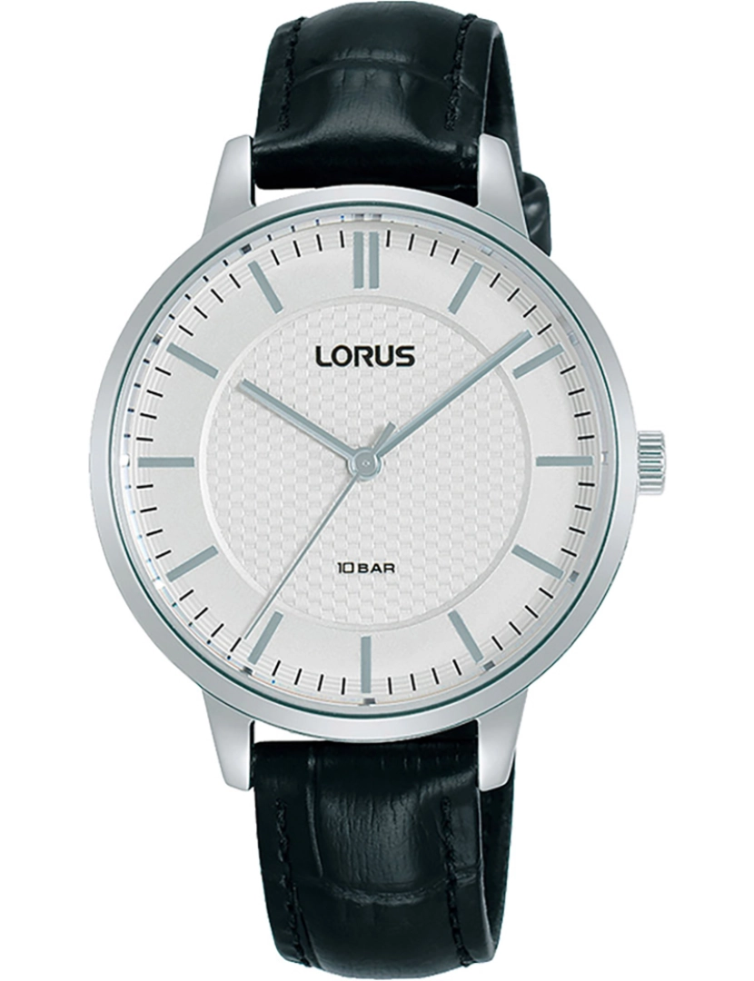 Lorus - Relógio Lorus Lady Pulseira - Rg277Tx9 Cor da cinta: mostrador preto brilhante mulher cinza