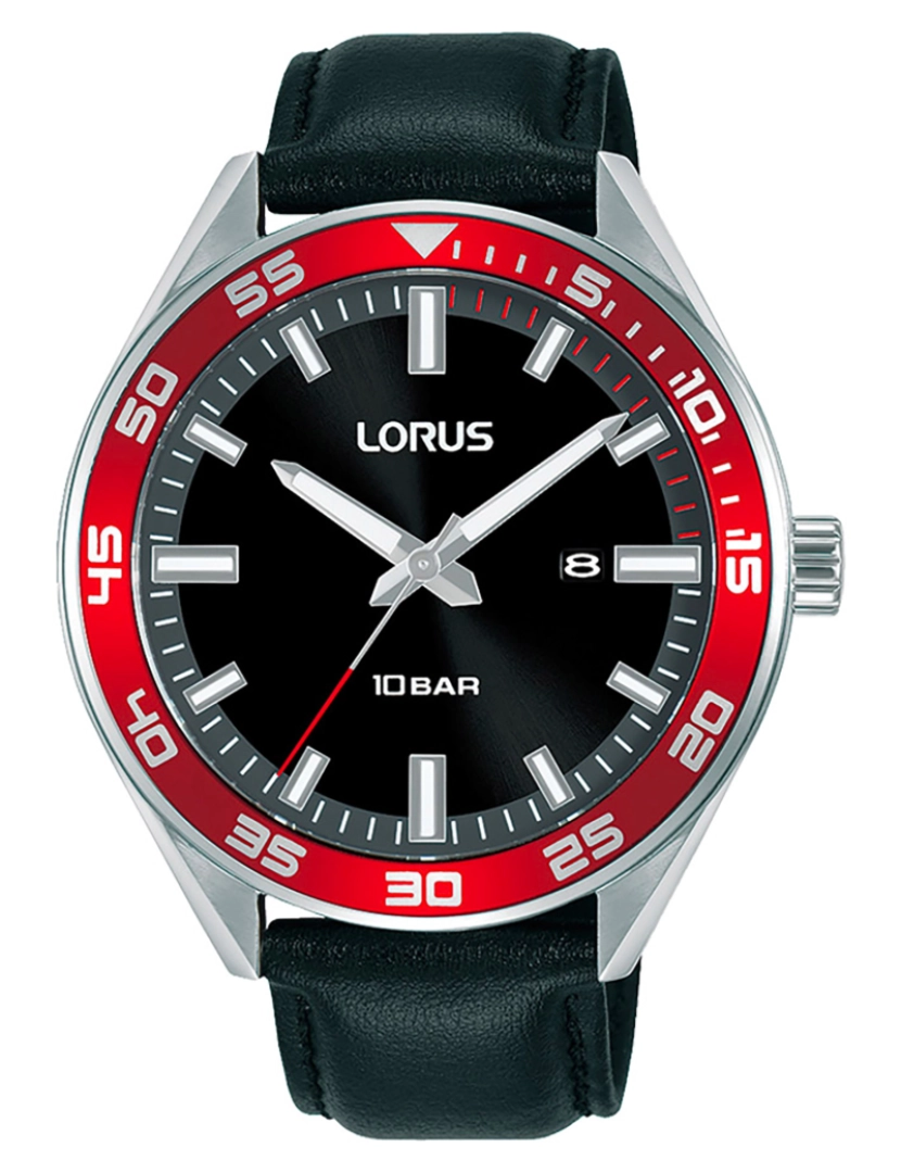Lorus - Relógio Lorus Pulseira - Rh941Nx9 Cor da cinta: Black Dial Preto Masculino