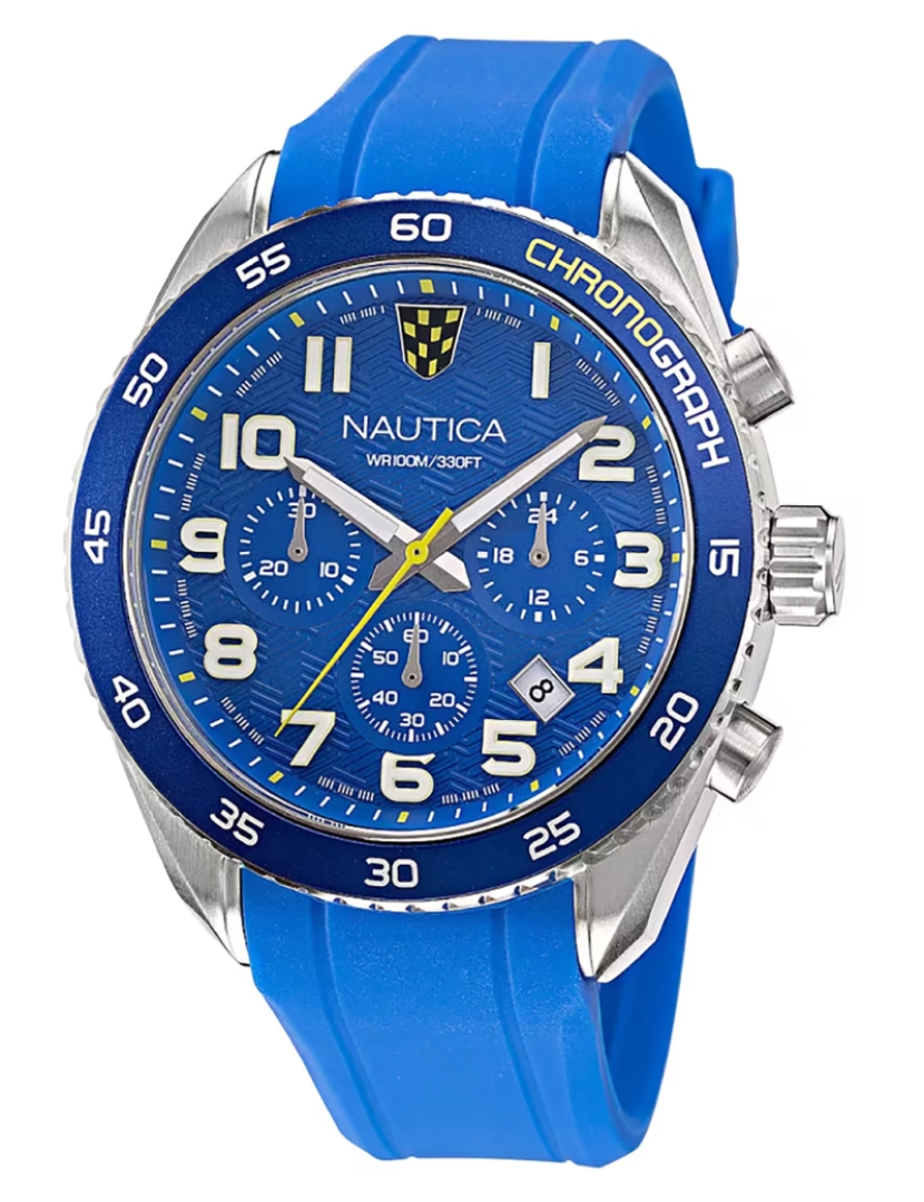Nautica - Relógio Pulseira náutica - Napkbs225 Cor da cinta: mostrador azul luminoso homens