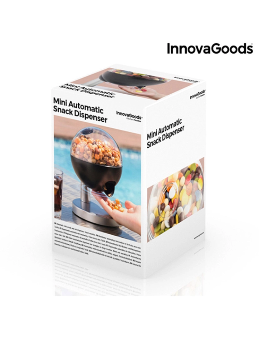 Innovagoods - Mini Dispensador Automático de Doces e Nozes InnovaGoods