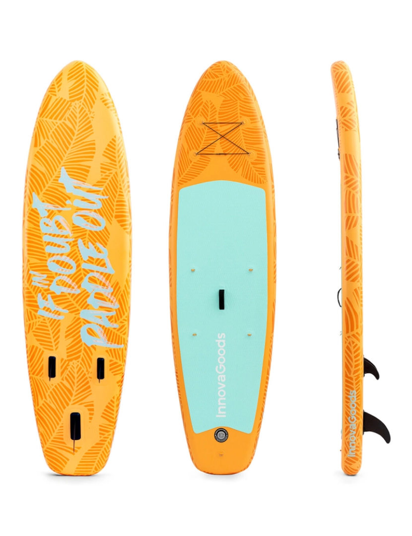 Innovagoods - Prancha de Paddle Surf Insuflável 2 em 1 com Assento e Acessórios Siros InnovaGoods 10'5" 320 cm