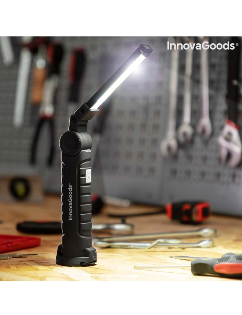 Innovagoods - Lanterna LED Recarregável Magnética 5-em-1 Litooler 