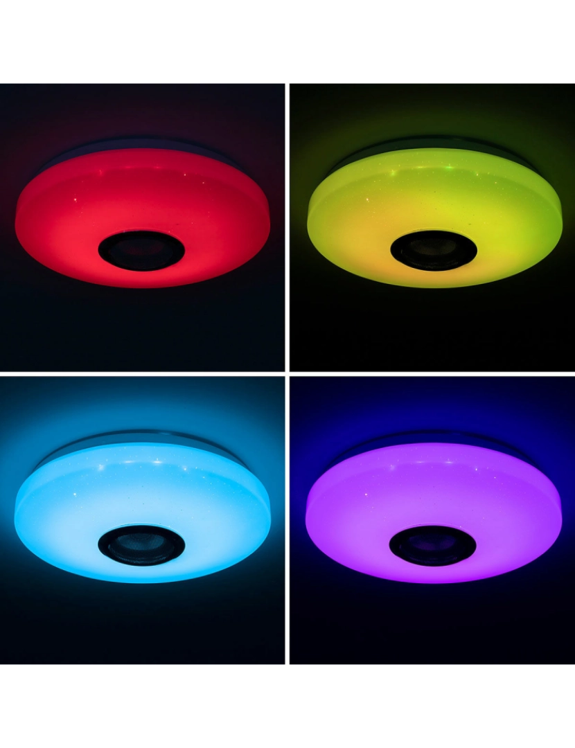 imagem de Candeeiro LED de Teto com Altifalante Lumavox InnovaGoods4