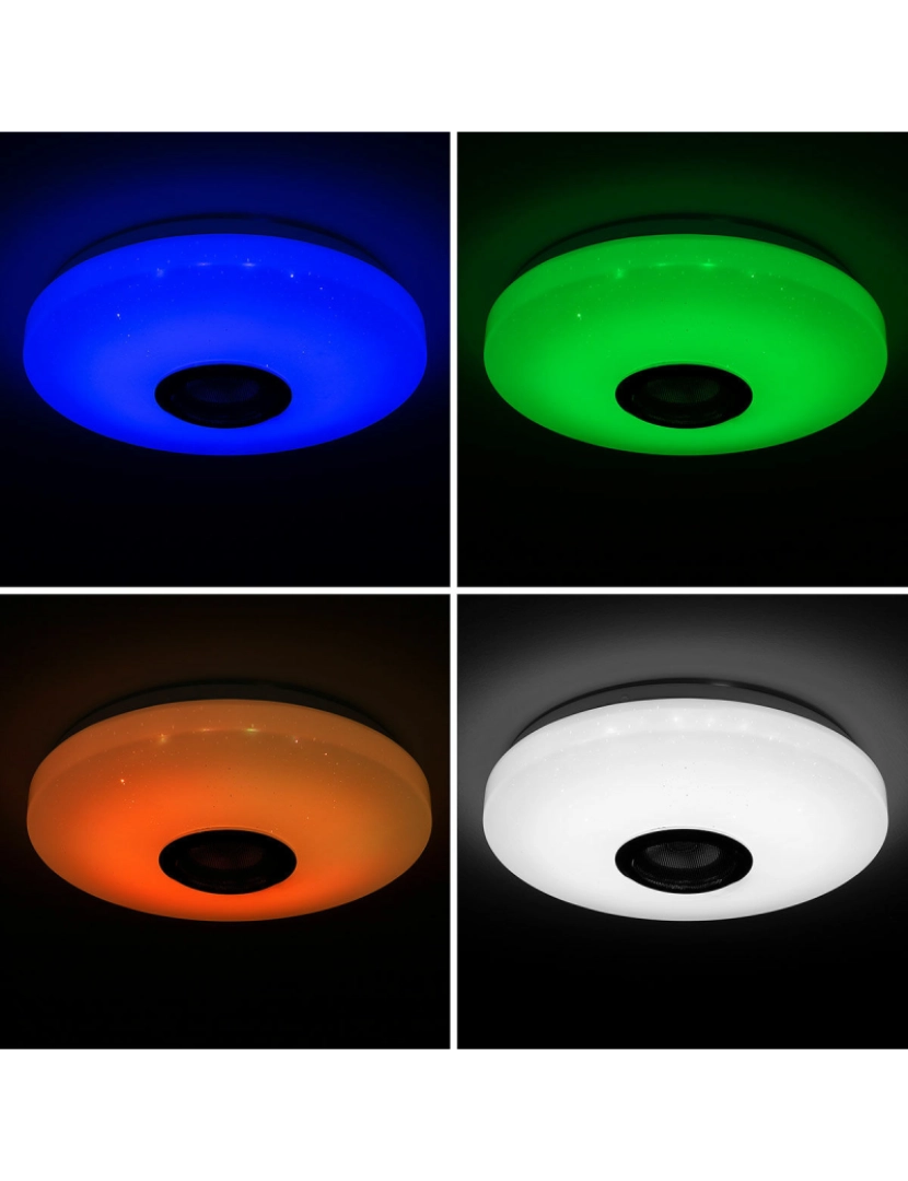 imagem de Candeeiro LED de Teto com Altifalante Lumavox InnovaGoods5