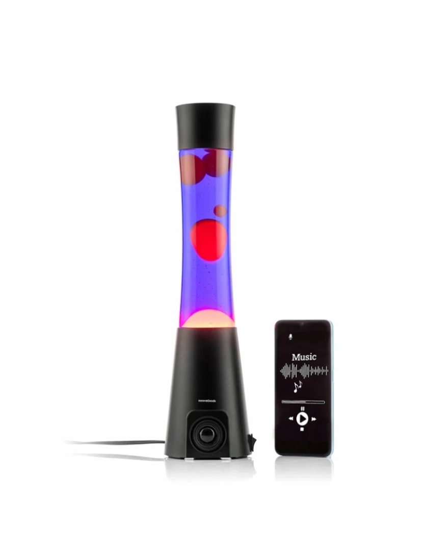 Innovagoods - Candeeiro de Lava Maglamp InnovaGoods com Altifalante