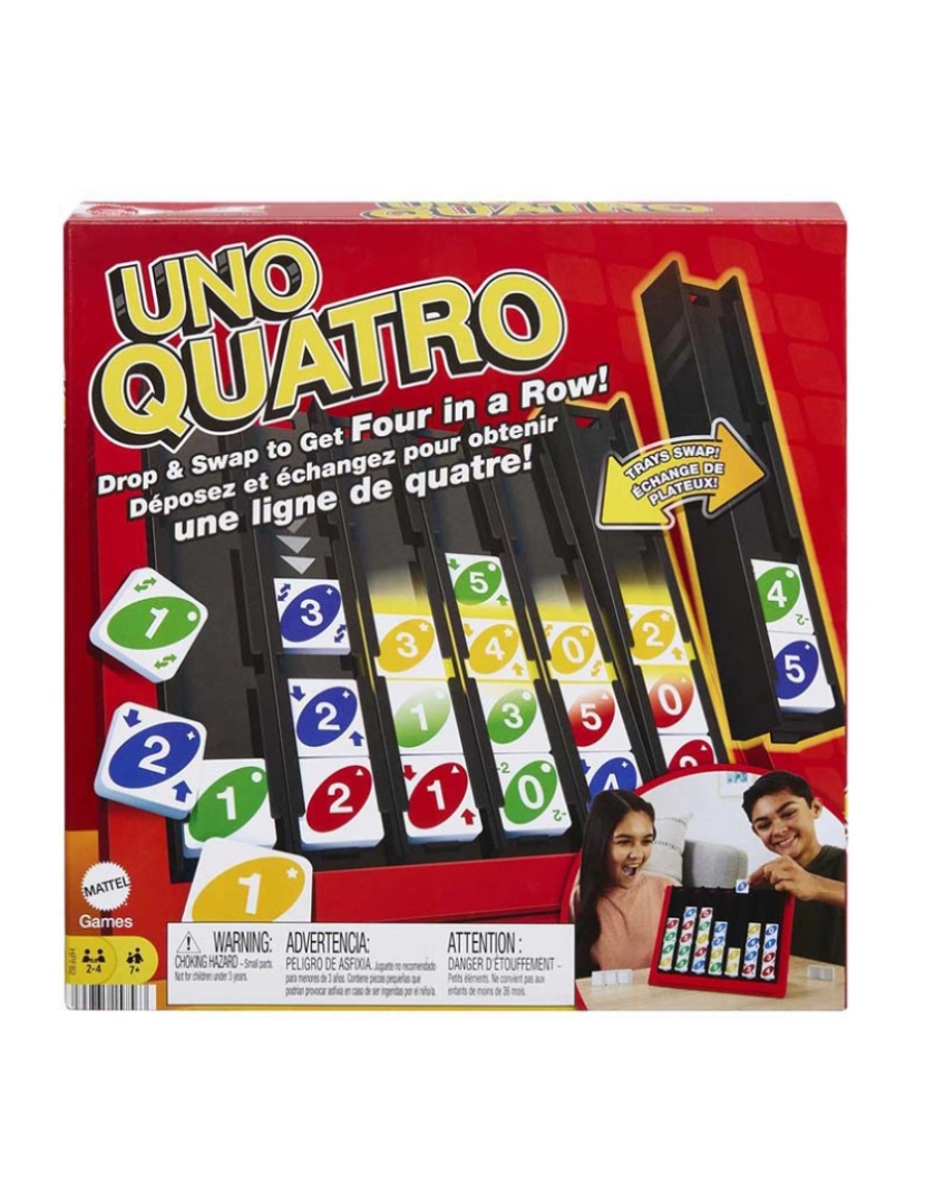 Mattel - JOGO MATTEL GAMES UNO QUATRO HPF82