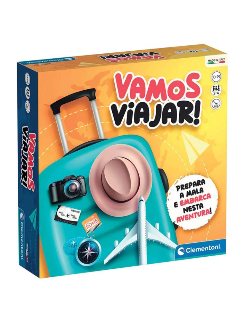 Clementoni - JOGO VAMOS VIAJAR! 67349