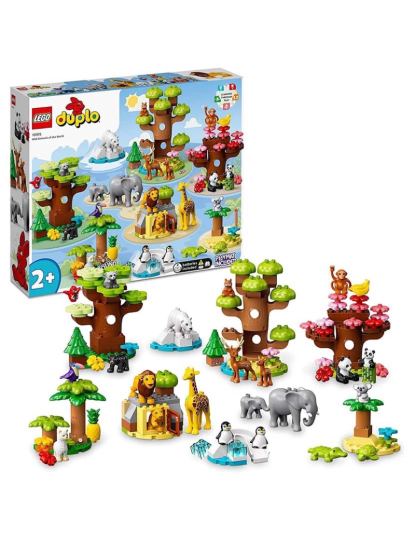 Lego - LEGO DUPLO ANIMAIS SELVAGENS DO MUNDO 10975