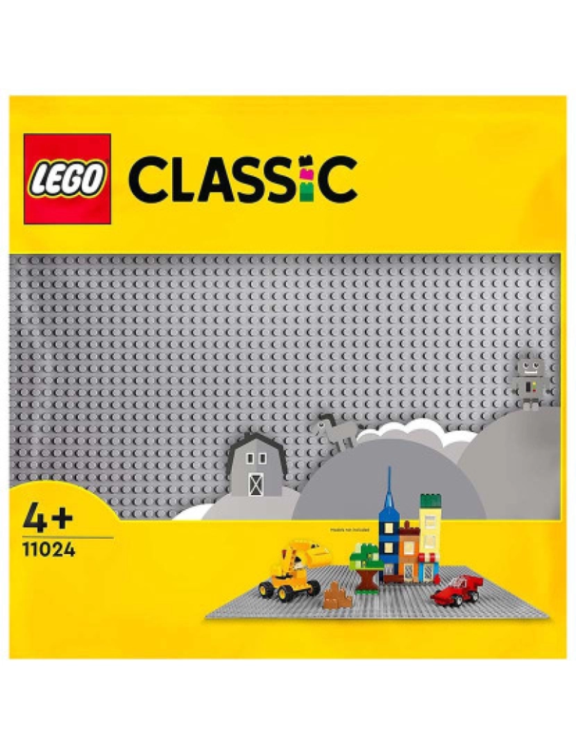 Lego - LEGO CLASSIC PLACA DE CONSTRUÇÃO CINZENTA 11024