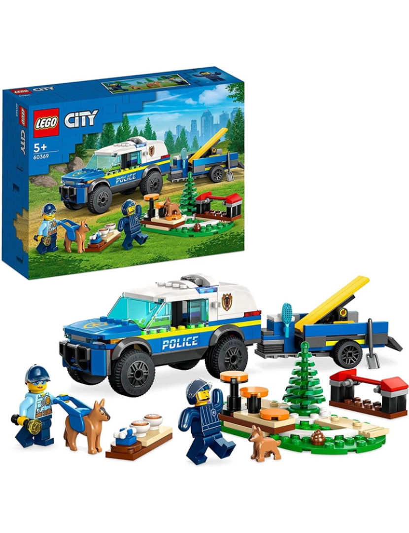 Lego - Lego City Treino Movel Cão De Policia 60369