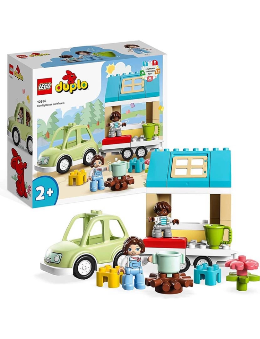 Lego - Lego Duplo Casa Familiar Com Rodas 10986