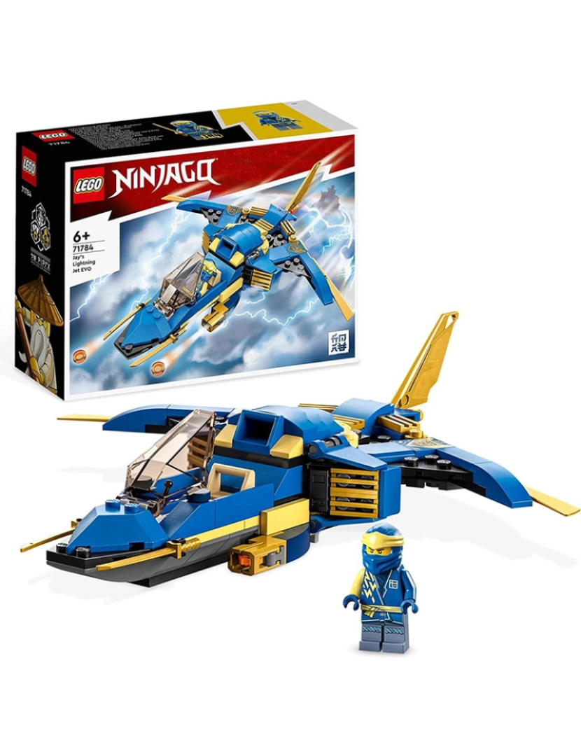 Lego - Lego Ninjago Jato Relampago Evo Do Jay 71784