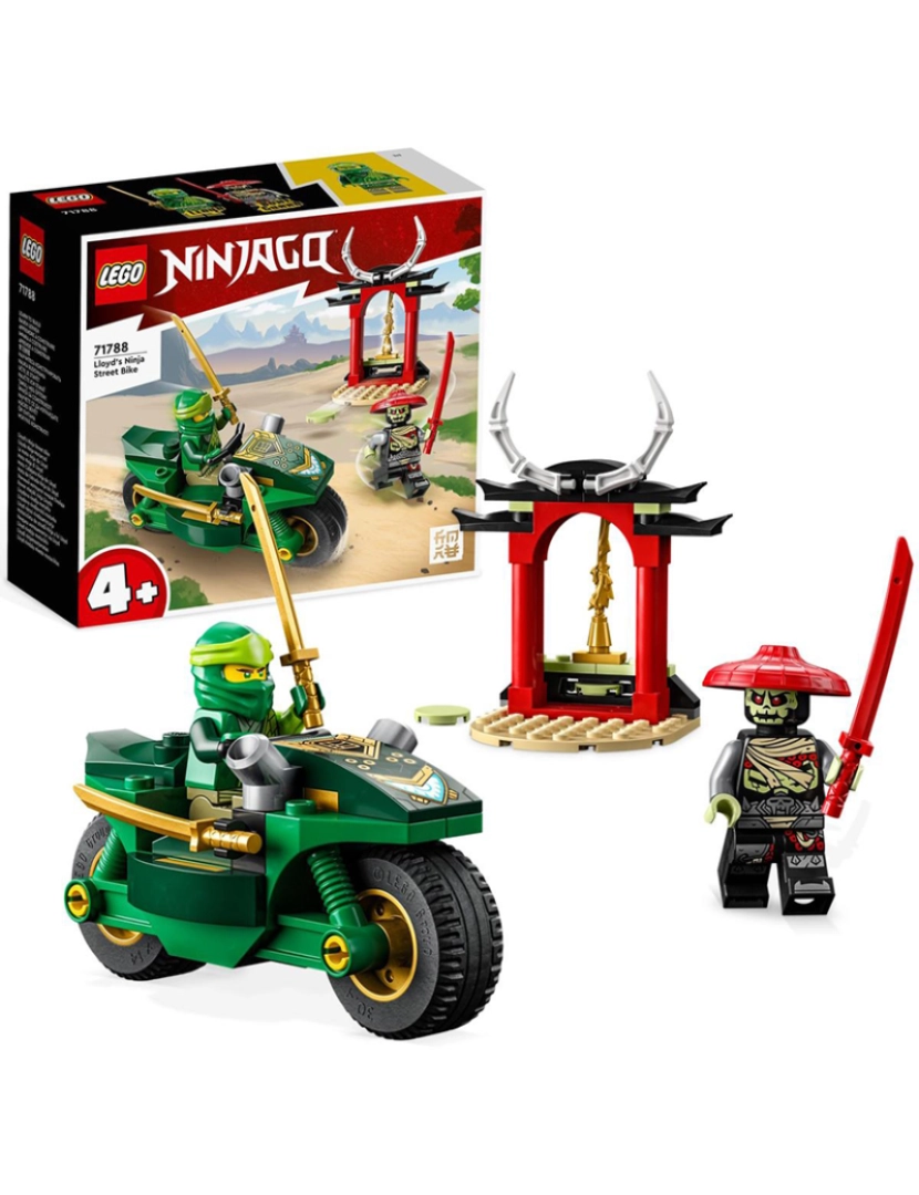 imagem de Lego Ninjago Mota Ninja Do Lloyd 717881