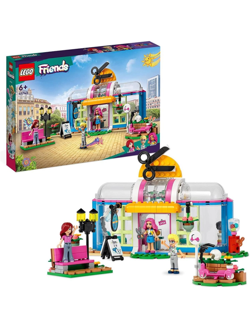 Lego Friends Salão De Cabeleireiro - 41743 - Arco-Íris Toys