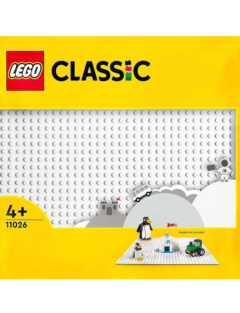 Lego - Lego Classic Placa De Construção Branca 11026