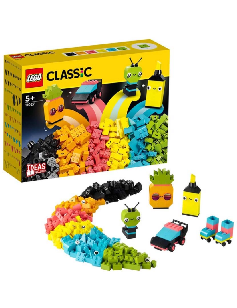 Lego - Lego Classic Diversão Criativa Neon 11027