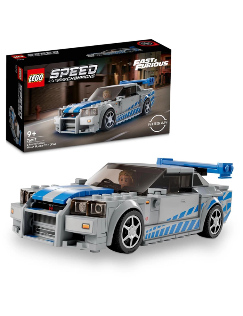 Lego - LEGO SPEED CHAMPIONS NISSAN SKYLINE GT- R 76917