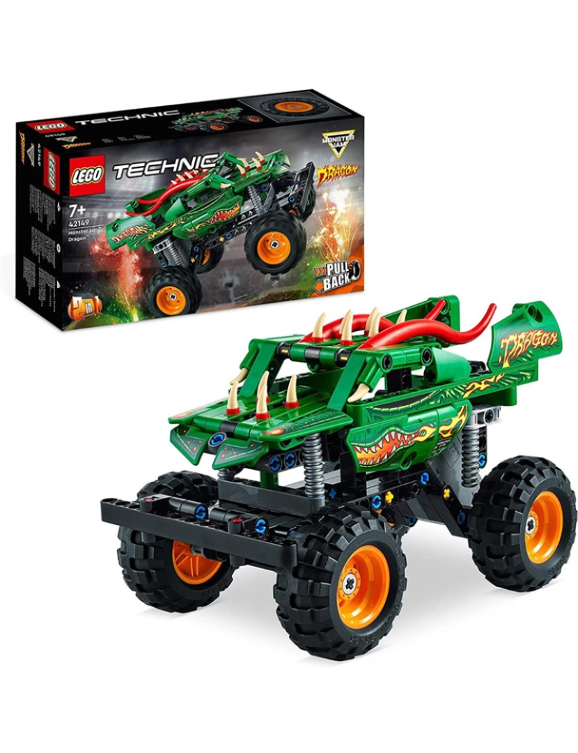 Lego - Lego Technic Monster Jam Dragon 42149