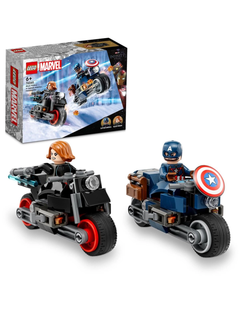 Lego - Lego Super Heroes Motos Black Wid.Cap.Ameri. 76260