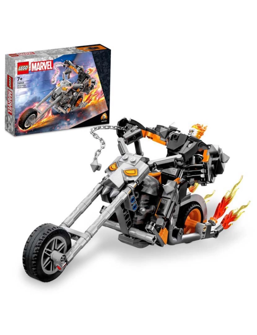 Lego - Lego Super Heroes Mech Mota Do Ghost Rider 76245