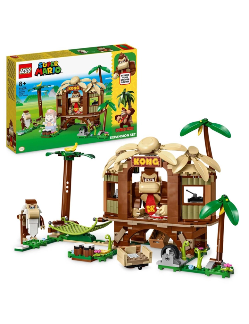Lego - Lego Super Mario Casa Na Árvore Donkey Kong 71424