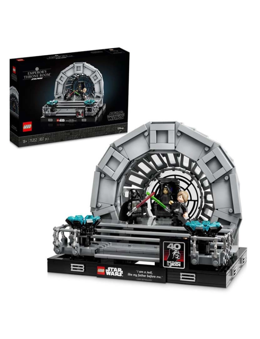 Lego - Lego Star Wars Sala Trono Do Imperador 75352
