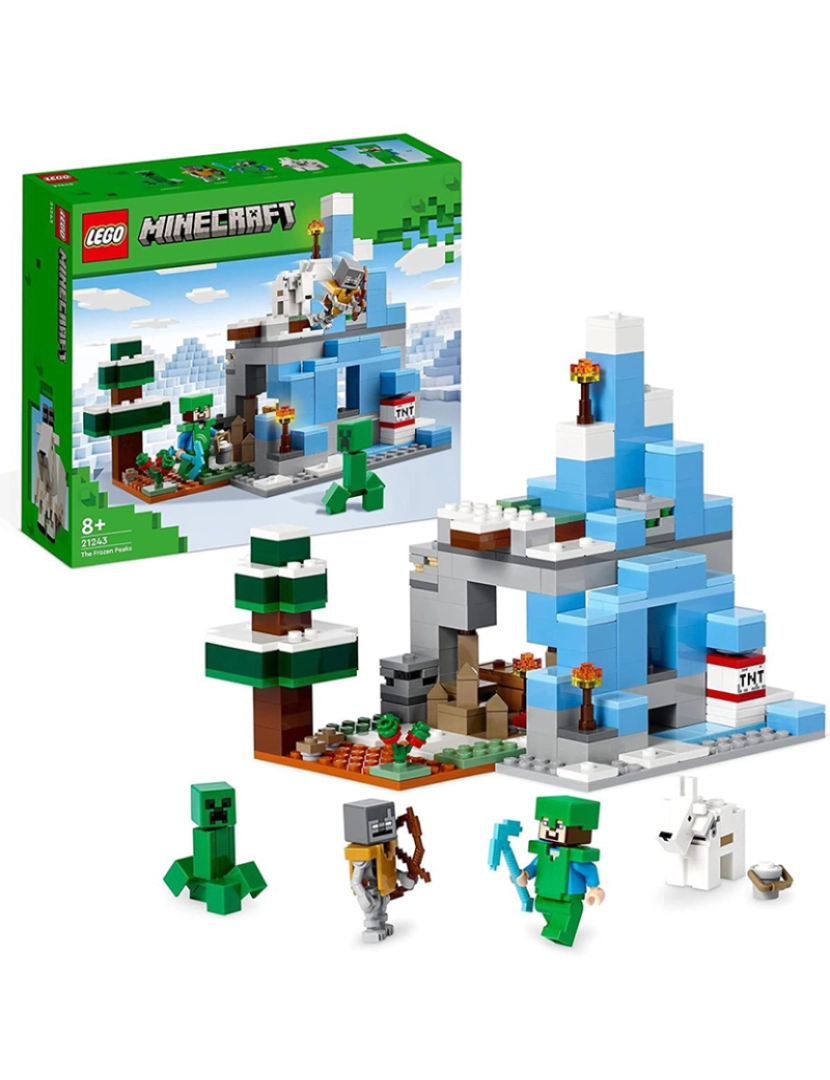 Lego - Lego Minecraft Os Picos Gelados 21243