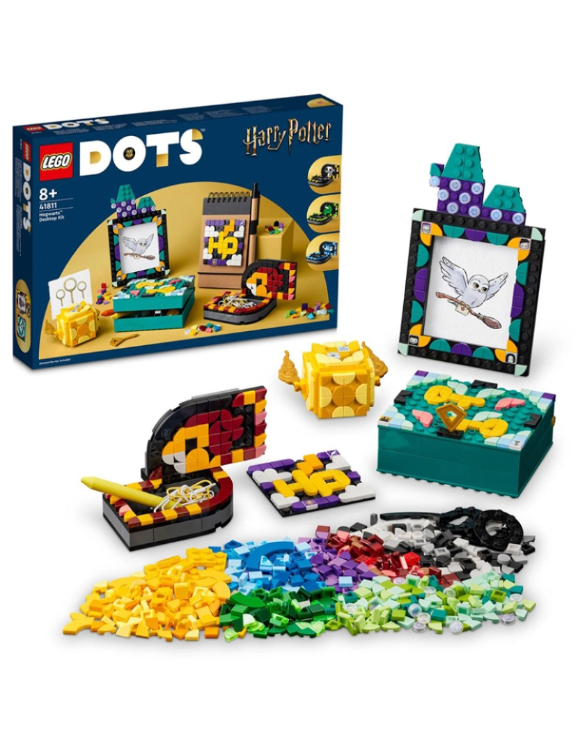 Lego - LEGO DOTS KIT ESCRITORIO HOGWARTS 41811