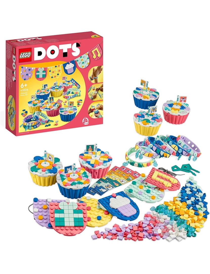 Lego - LEGO DOTS O MELHOR KIT DE FESTA 41806