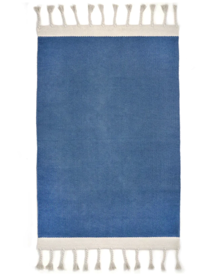 imagem de Lisboa azul Tapis algodão contemporâneo1
