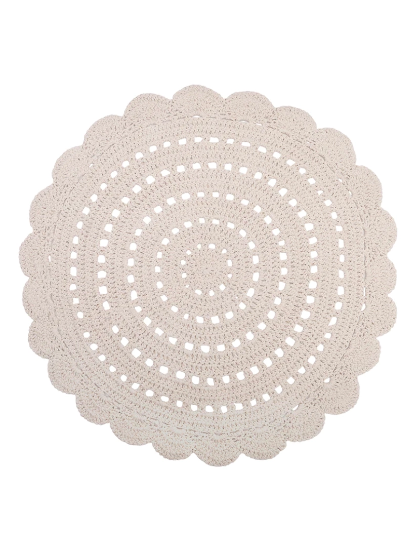 Nattiot - Alma Ecru Tapis Enfant Crochet