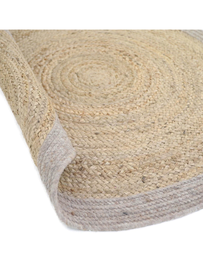 imagem de Yhuki Taupe S Tapis Jute & Laine4