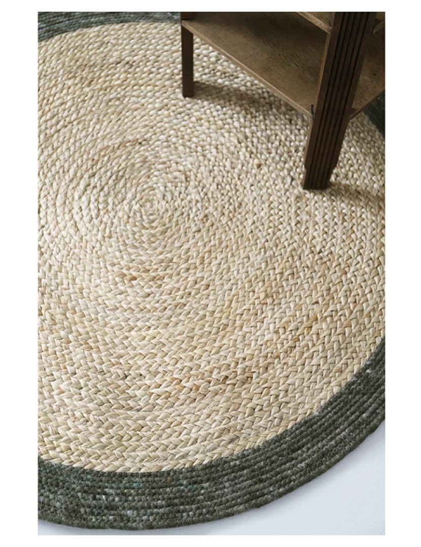 imagem de Yhuki Olive S Tapis Jute & Laine2