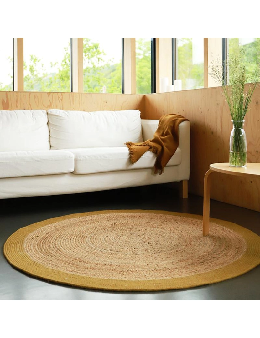 imagem de Yhuki Mangue M Tapis Jute & Laine3