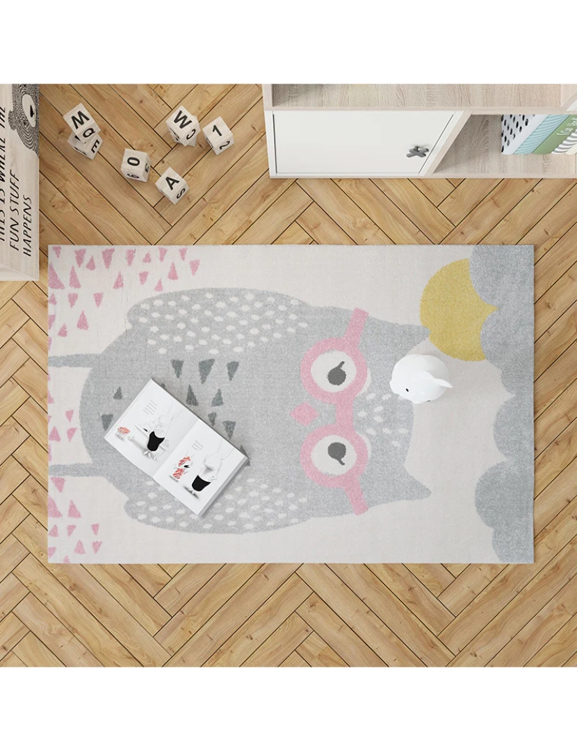 imagem de Pepa Tapis Enfant Hibou3