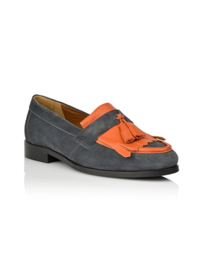 Jj Heitor Shoes - Sapato em Camurça com franja e berloques 18WC03L1