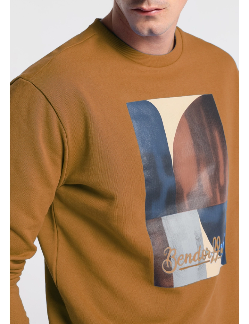 imagem de Camisola Terry Grafica Abstract | Box Neck Sweatshirt4