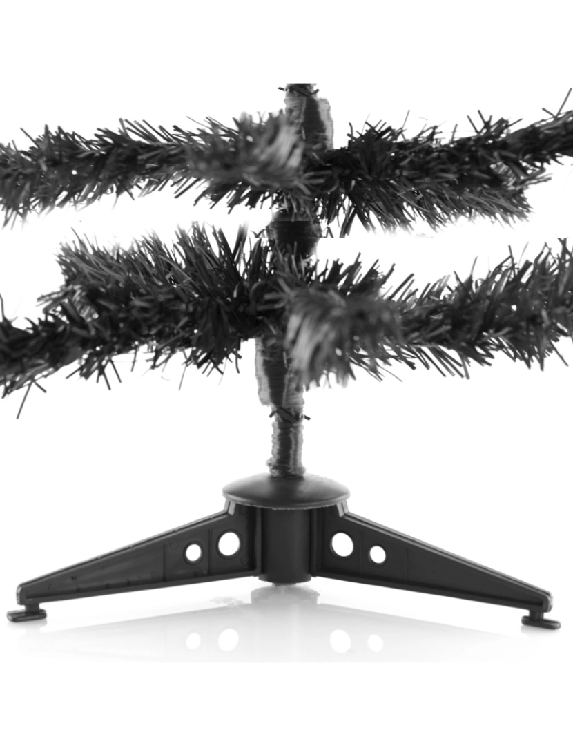 imagem de DAM Árvore de Natal  com ramos ajustáveis ​​30cms 15x15x30 Cm. Cor preta2
