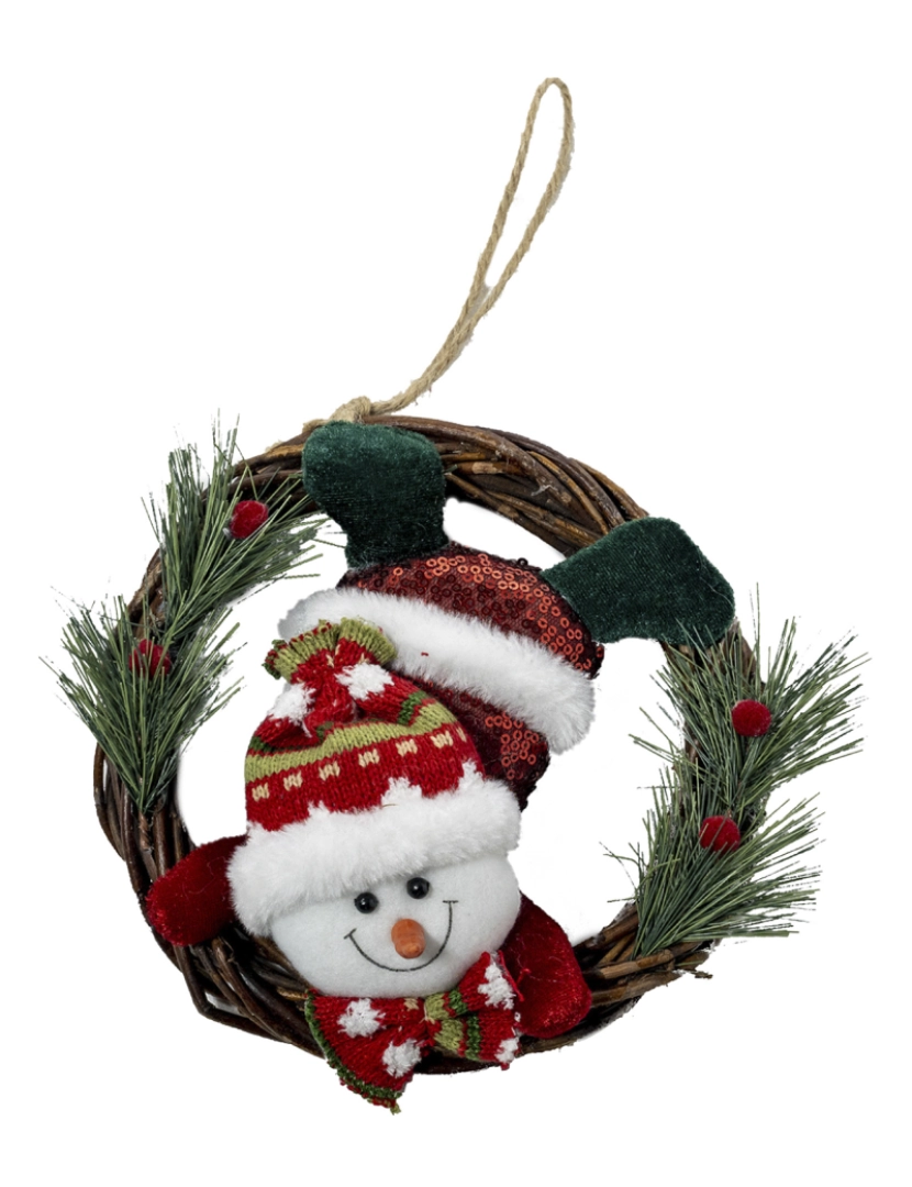 DAM - DAM Guirlanda de Natal do boneco de neve . 20,5x4x22cm. Cor: Multicolorido