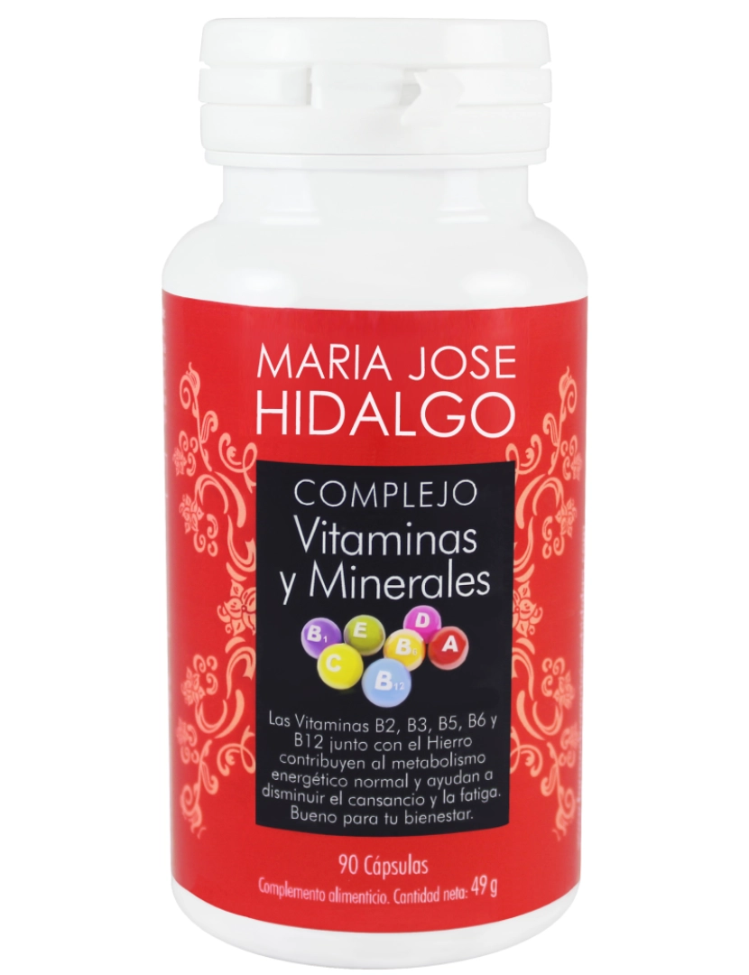 Maria Jose Hidalgo - Maria José Hidalgo Cápsulas de Complexo de Vitaminas e Minerais