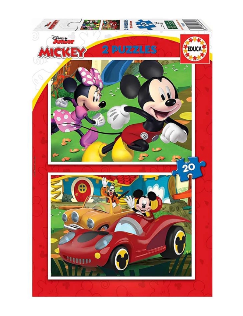 Educa - 2 X 20 MICKEY MOUSE FUN HOUSE 19311